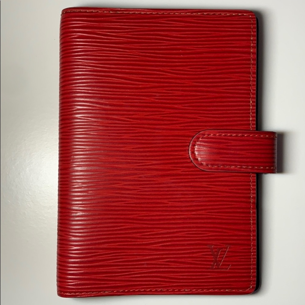 AUTH LOUIS VUITTON AGENDA PLANNER ADDRESS BOOK EPI